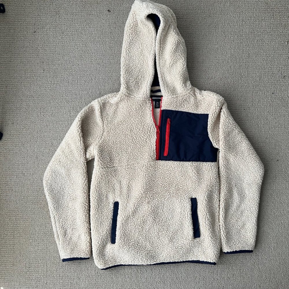 Boys chic Nordstrom pullover hoodie fleece - boys size L (10)